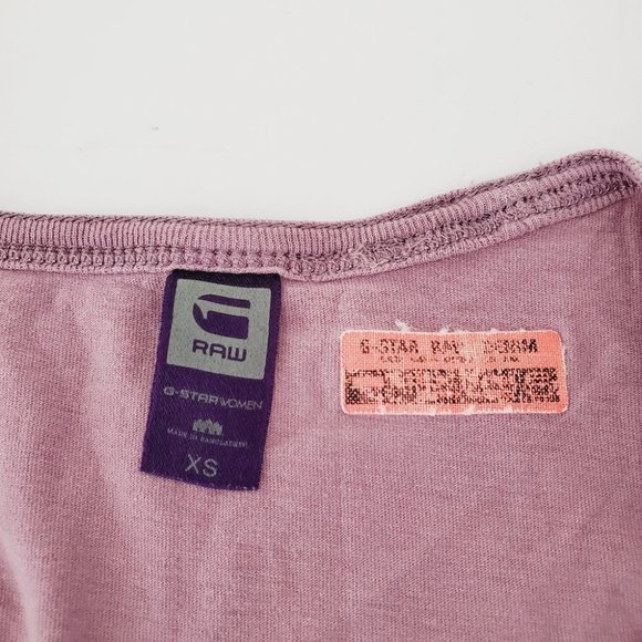 G-STAR Distressed Pink Logo T-Shirt - Picture 7 of 10